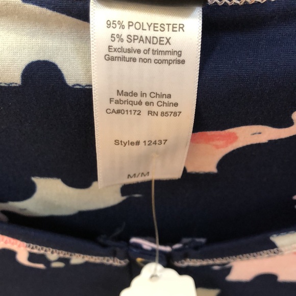 Women’s Poly Spandex Short Sleeve Night Shirt - Picture 3 of 3